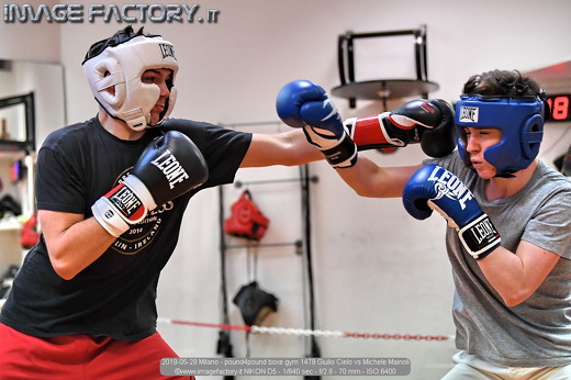 2019-05-29 Milano - pound4pound boxe gym 1479 Giulio Cielo vs Michele Mainoli